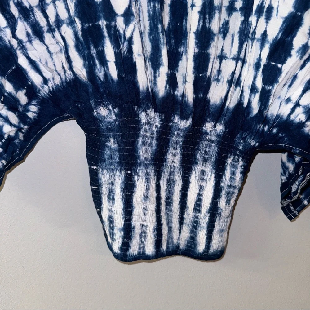Skemo | Dresses | New Skemo Beach Dress Coverup Blue White Shell Medium ...